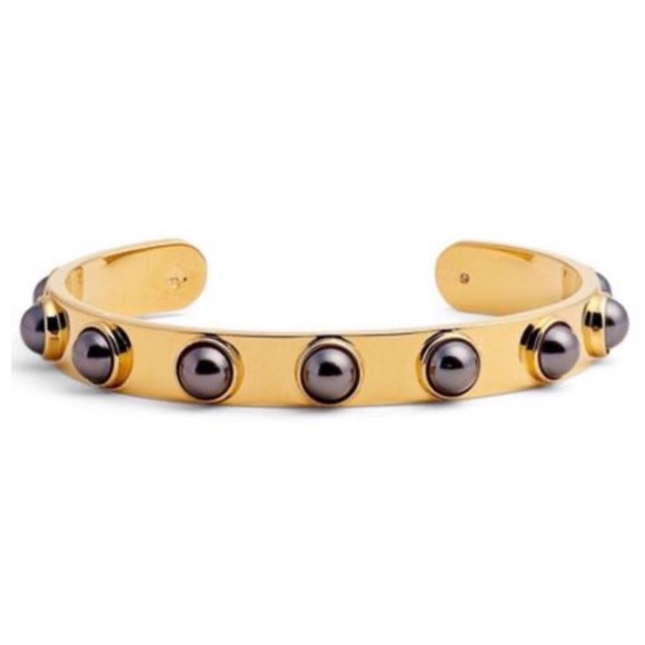 kate spade Jewelry - KATE SPADE • Charcoal Tag Along Cuff Bracelet